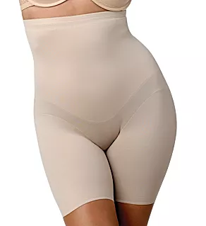 Flexible Fit Hi-Waist Thigh Slimmer Nude M