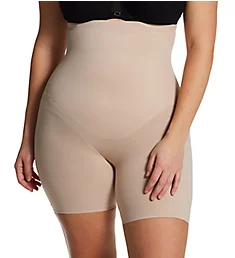 Plus Size Flexible Fit Hi-Waist Thigh Slimmer Nude XL