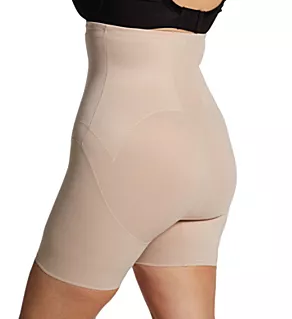 Plus Size Flexible Fit Hi-Waist Thigh Slimmer Nude XL