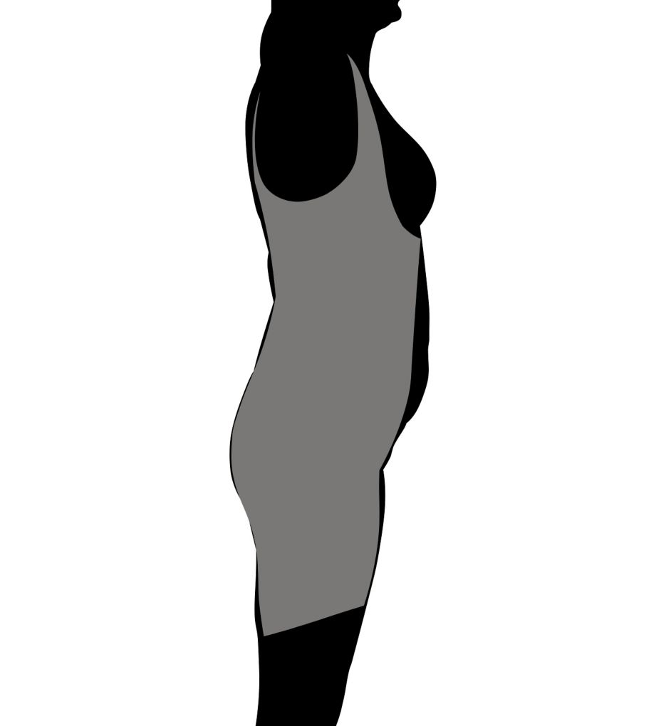 Miraclesuit Shape Away with Back Magic Torsette Thigh Slimmer Nude S  - Image 4