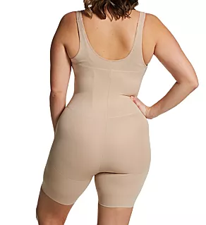 Plus Size Shape Away Torsette Thigh Slimmer Nude 3X