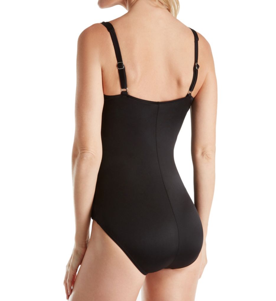 So Richie Zip Code Soft Cup One Piece Swimsuit