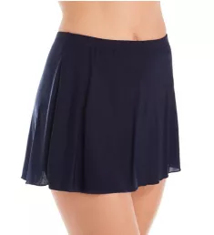 Solid Skirted Brief Swim Bottom