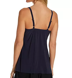 Rock Solid Marina Underwire Tankini Swim Top Midnight 8