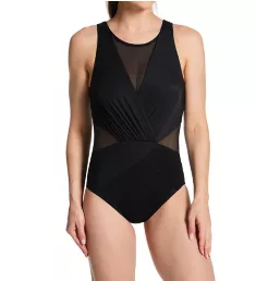 Illusionists Palma Wireless One Piece Swimsuit Black 8