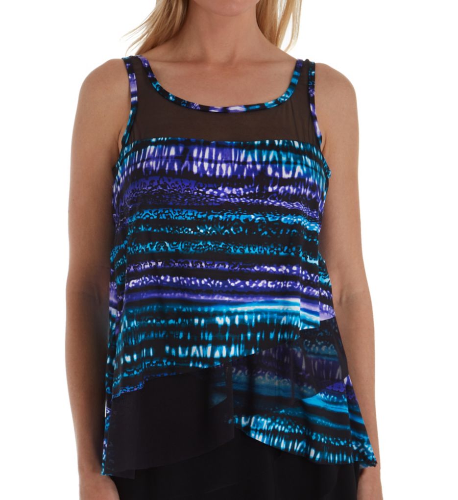 Cat Bayou Mirage Underwire Tankini Swim Top-fs