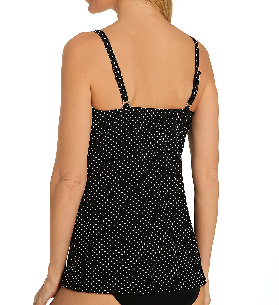 Must Haves Pin Point Love Knot Tankini Swim Top