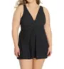 Miraclesuit Plus Size Pin Point Marais One Piece Swimdress 6518835 - Image 1