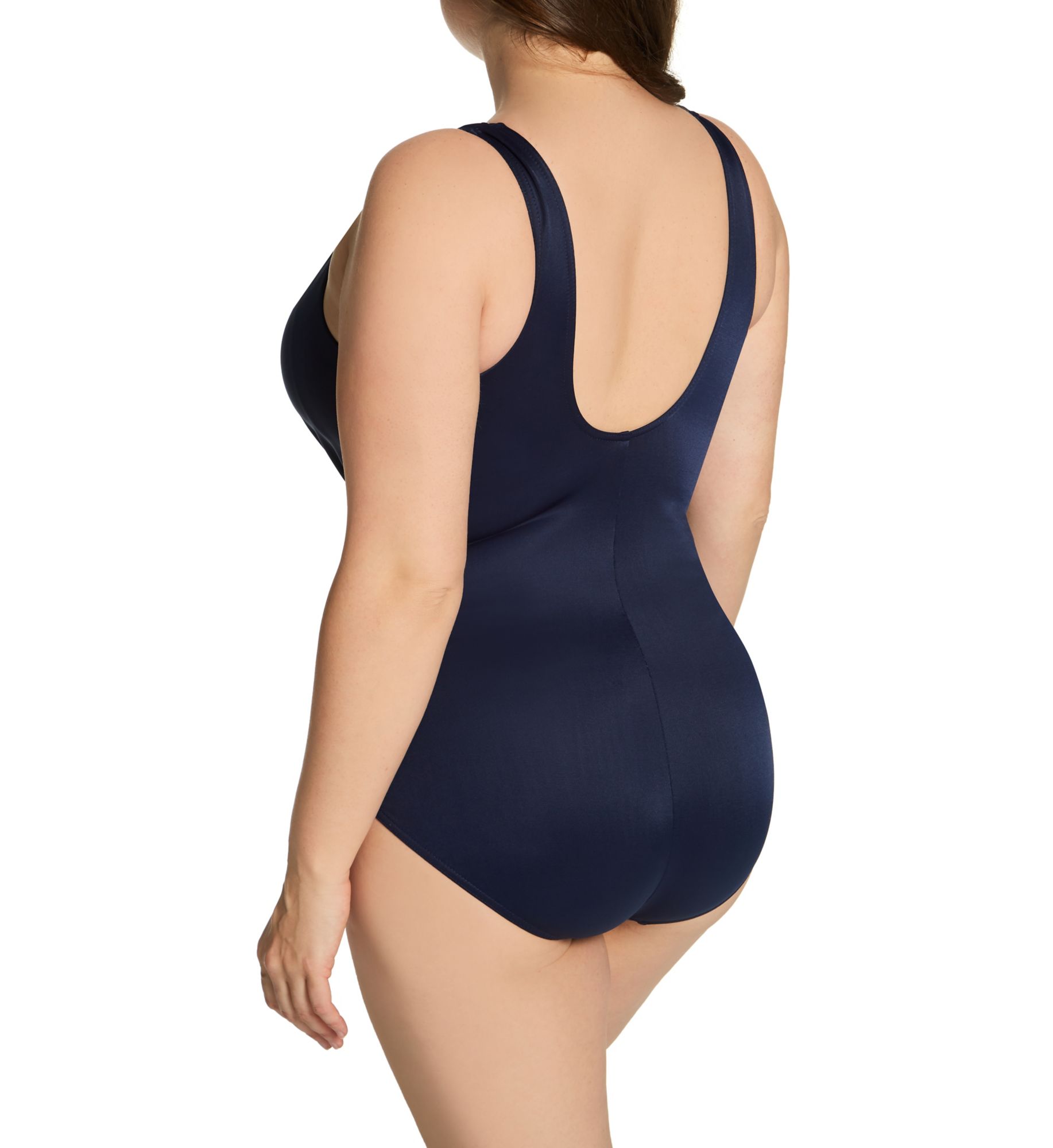 Miraclesuit Plus Size Illusionists Palma One Piece Swimsuit Midnight 24W  - Image 2