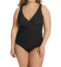 Miraclesuit Plus Size Pin Point Oceanus One Piece Swimsuit 6518988 - Image 1