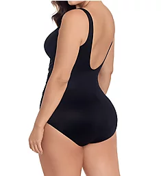 Plus Size Must Have Oceanus One Piece Swimsuit Black 18W
