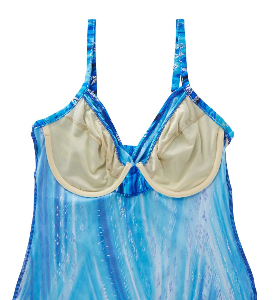 Atlantis Love Knot Underwire Tankini Swim Top-cs2