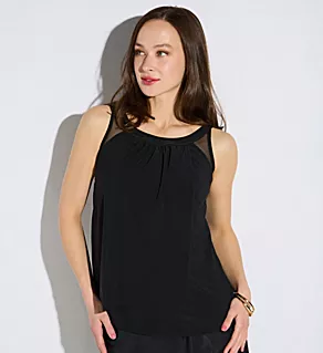 Illusionists Ursula Tankini Swim Top Black 8
