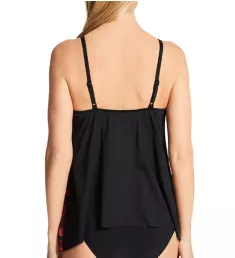 Poppy Peephole Tankini Swim Top