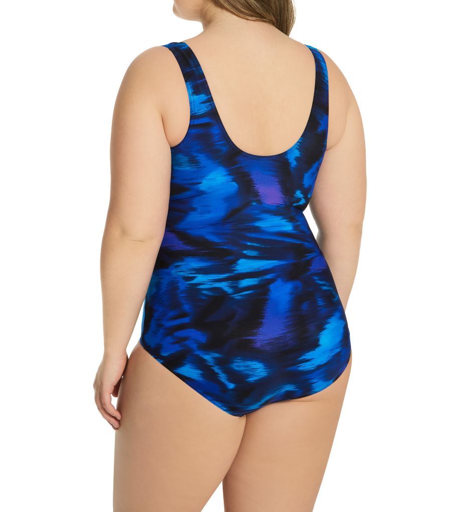 Plus Size Nuage Bleu Oceanus One Piece Swimsuit