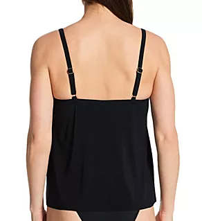 Razzle Dazzle Zing Tankini Swim Top Black 16