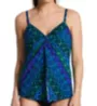 Miraclesuit Ocean Ombre Love Knot Tankini Swim Top 6537547