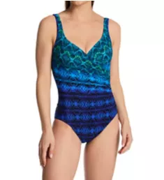 Ocean Ombre It's A Wrap One Piece Swimsuit