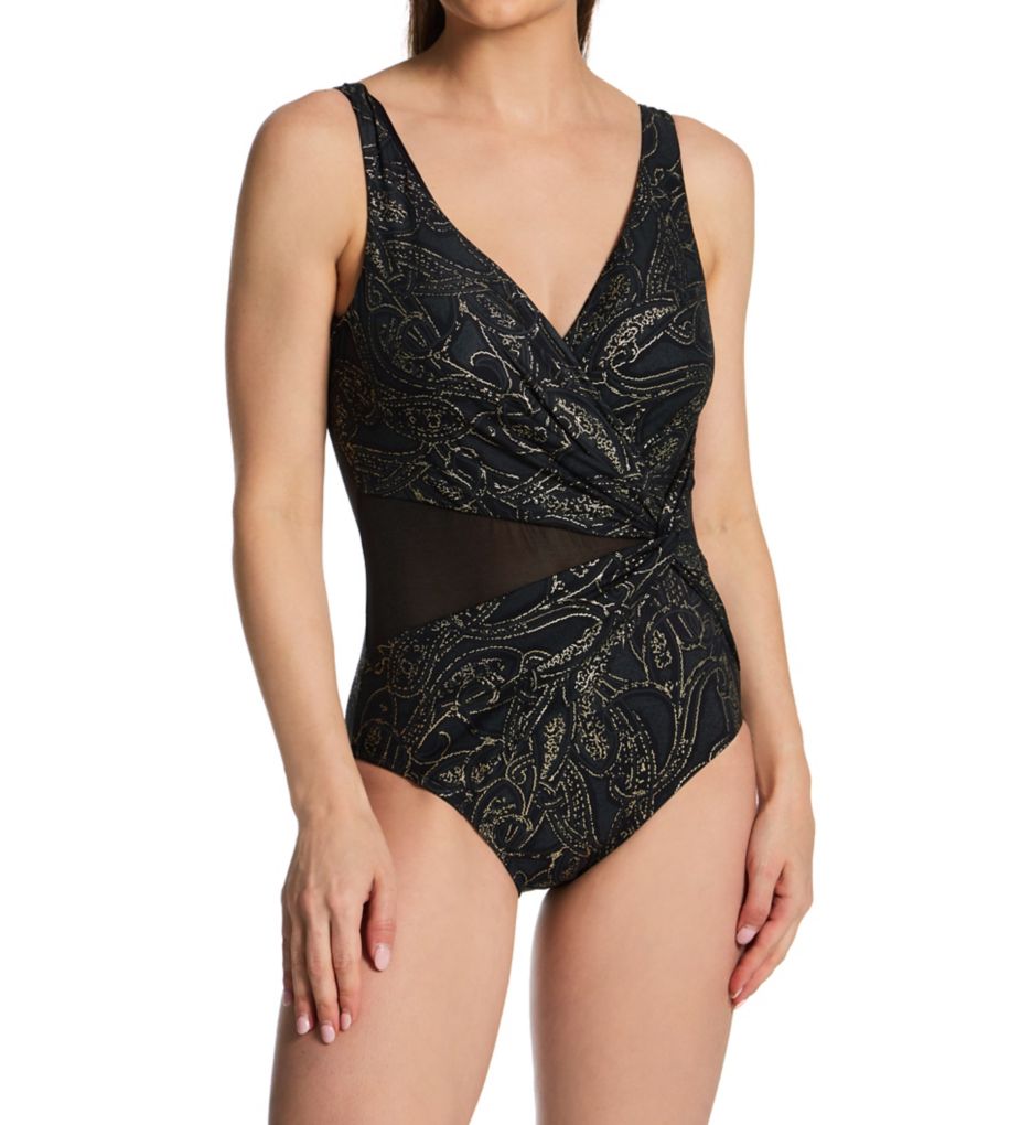 Black 2024 miracle swimsuit