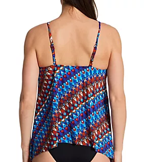 Nepali Peephole Tankini Swim Top