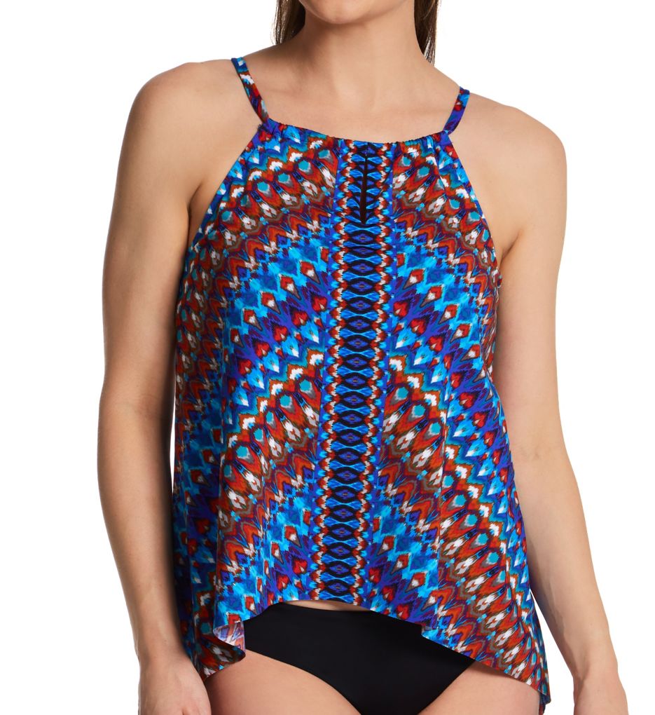 Nepali Peephole Tankini Swim Top