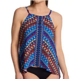 Nepali Peephole Tankini Swim Top