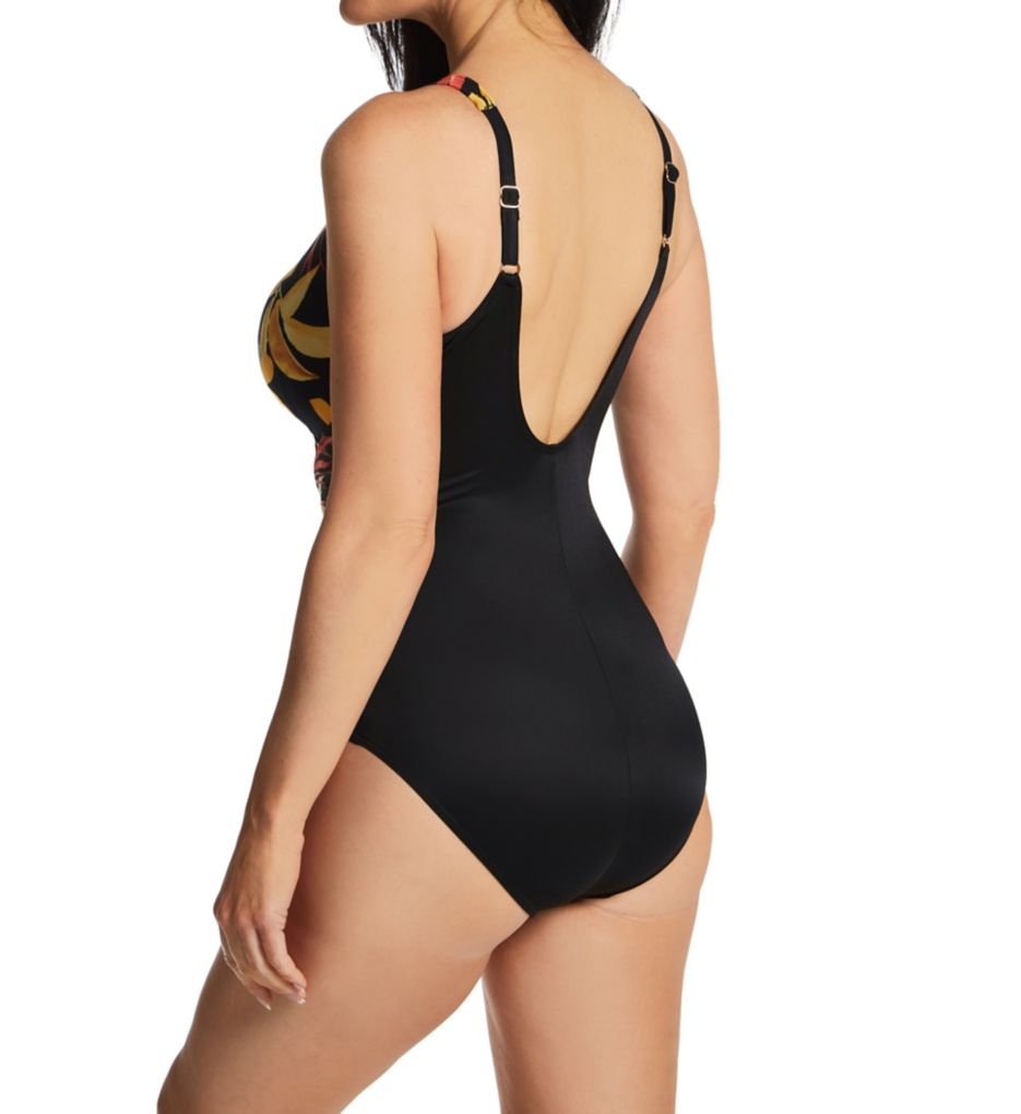 Plumeria Oceanus One Piece Swimsuit