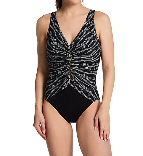 Miraclesuit Linked In Charmer One Piece Swimsuit 6553969