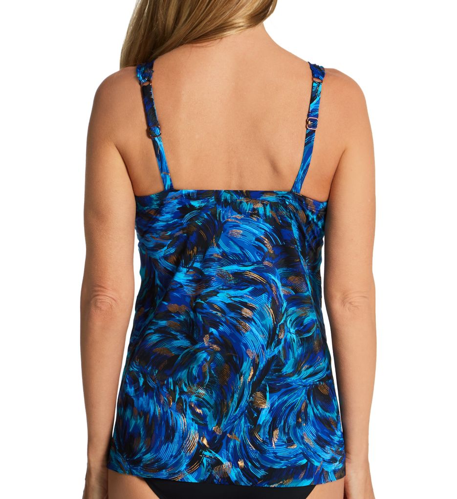 Miraclesuit Fandango Plunge Tankini Swim Top 6556102 - Image 2