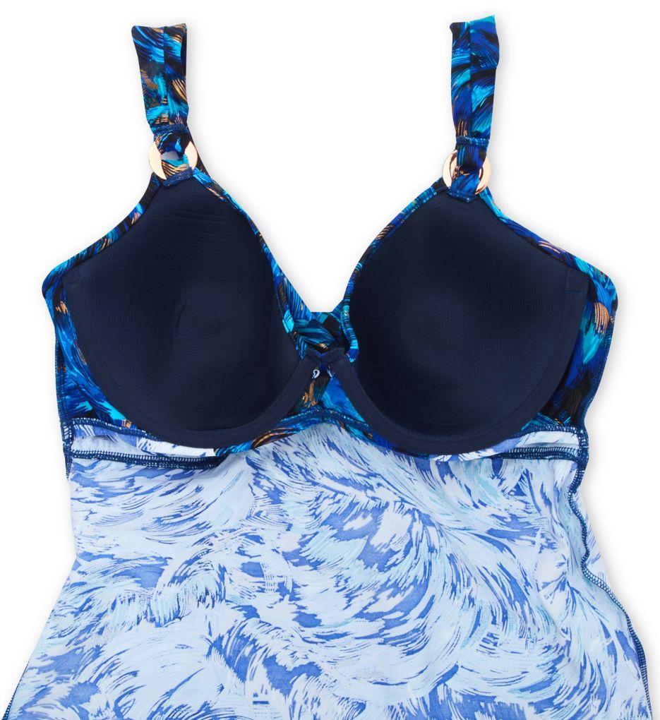 Miraclesuit Fandango Plunge Tankini Swim Top 6556102 - Image 3