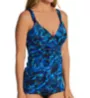 Miraclesuit Fandango Plunge Tankini Swim Top 6556102 - Image 1