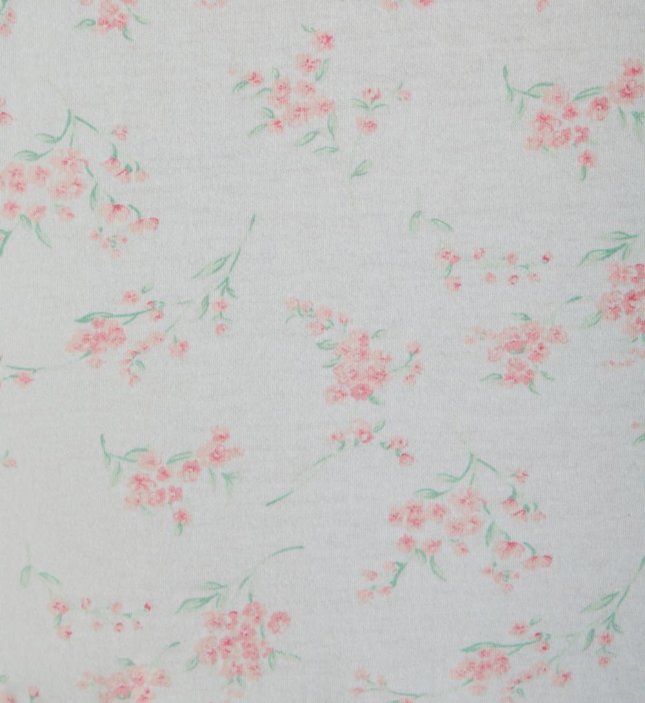 Silkyknit Cap Sleeve Floral Short Gown-cs1