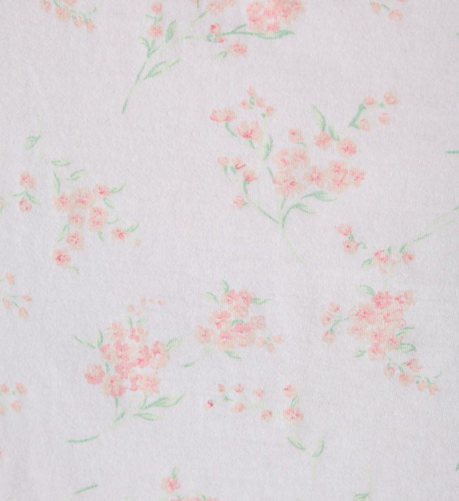Silkyknit Cap Sleeve Floral Short Gown-cs2