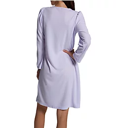 Honeycomb Lavender Long Sleeve Short Gown