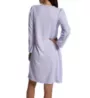 Miss Elaine Honeycomb Lavender Long Sleeve Short Gown 217803 - Image 2