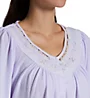 Miss Elaine Honeycomb Lavender Long Sleeve Short Gown 217803 - Image 3
