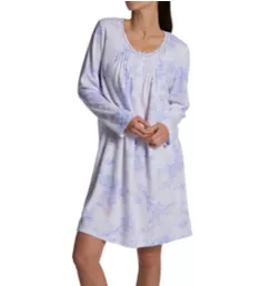 Honeycomb Tulip Long Sleeve Short Gown