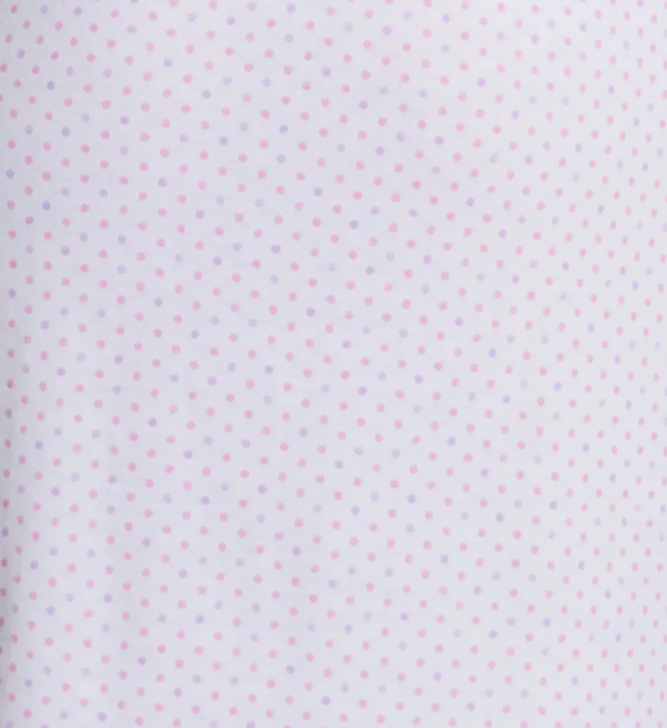 Cottonessa Short Sleeve Short Gown Pink/Lilac Dot L
