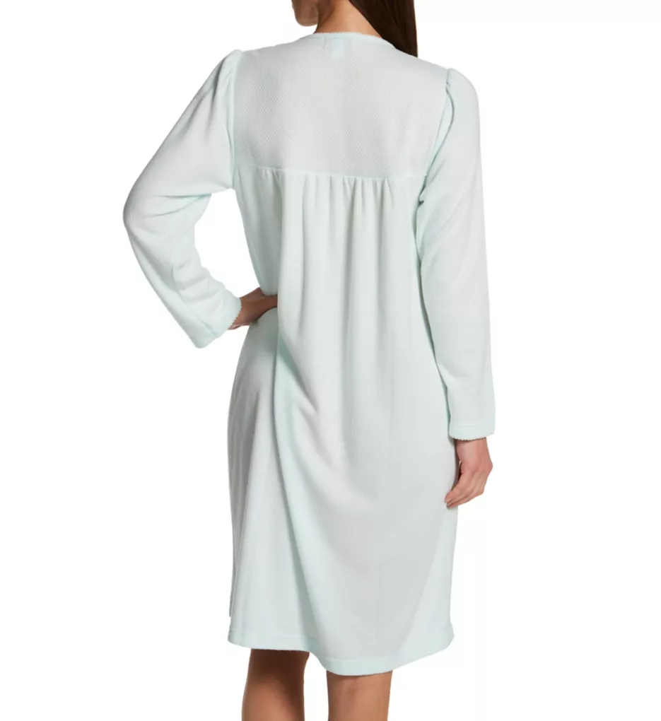 Miss Elaine Honeycomb Long Sleeve Short Gown 246833 - Image 2