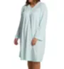 Miss Elaine Plus Size Honeycomb Long Sleeve Short Gown 246833X - Image 1