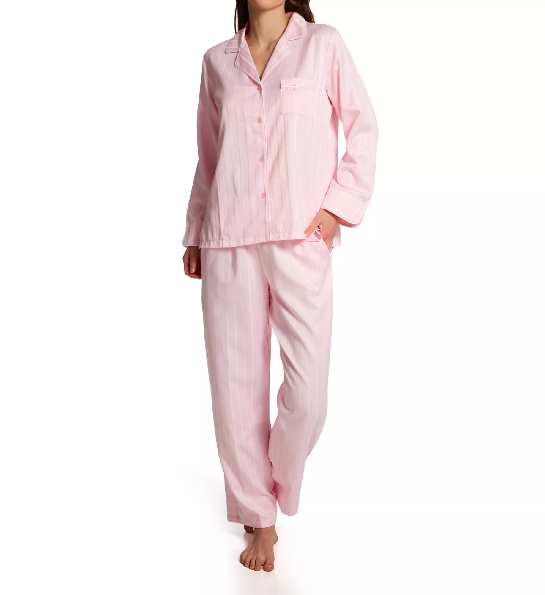 Pink Stardust - Everyday Set<br>Women’s Cotton Notch Collar Pyjama Set