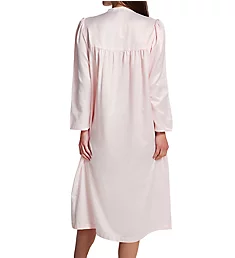 Brushed Back Satin Long Sleeve Long Gown