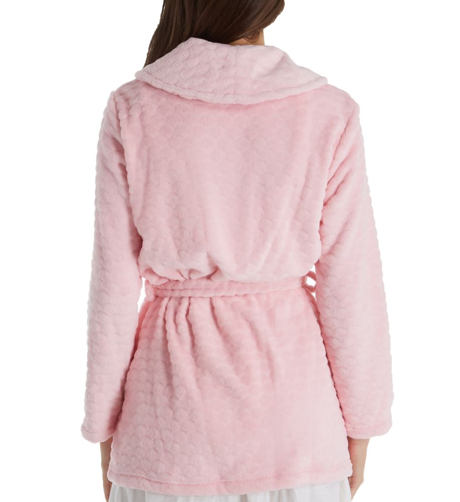 Cuddle Fleece Button Front Bed Jacket