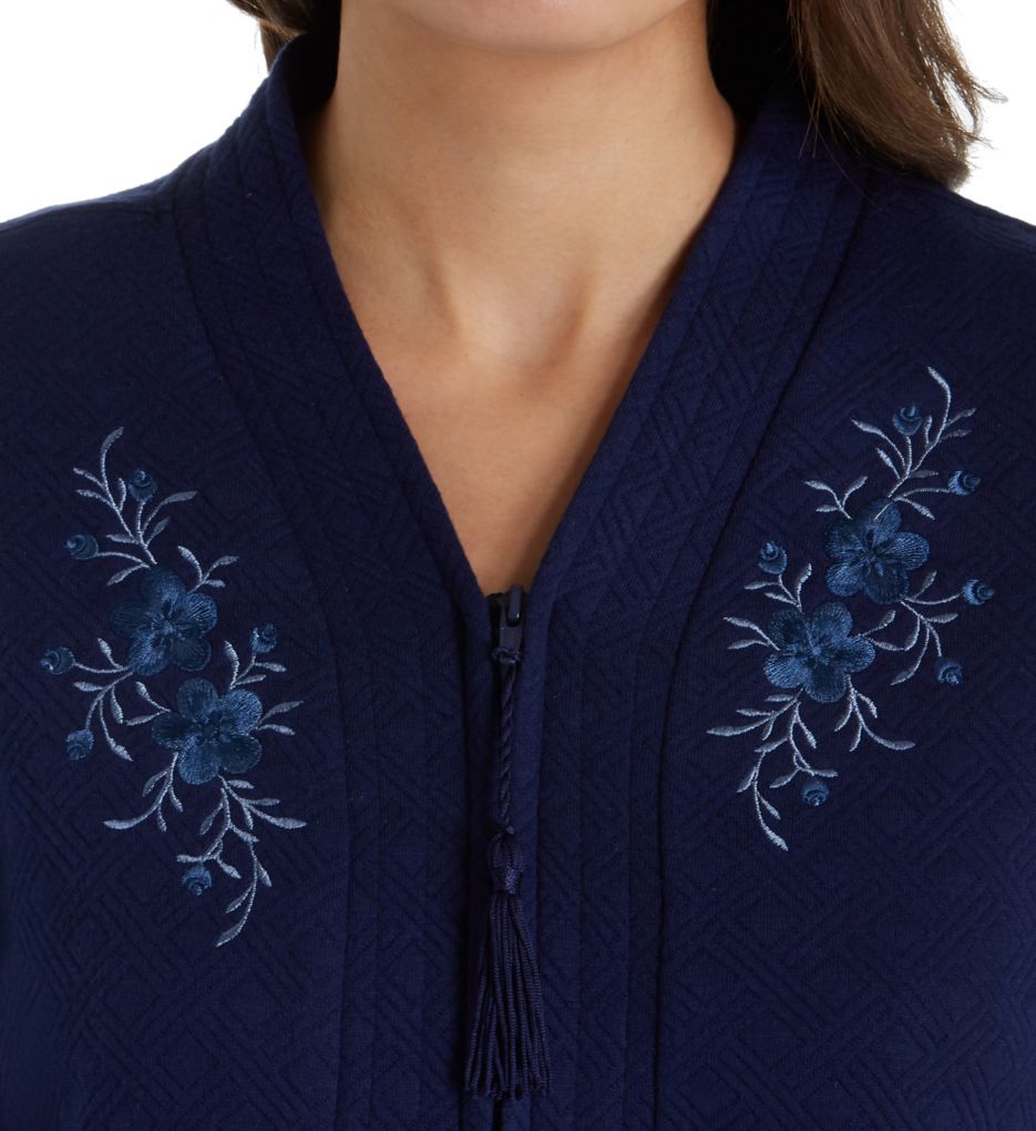 Quilt-In-Knit Bed Jacket-cs1