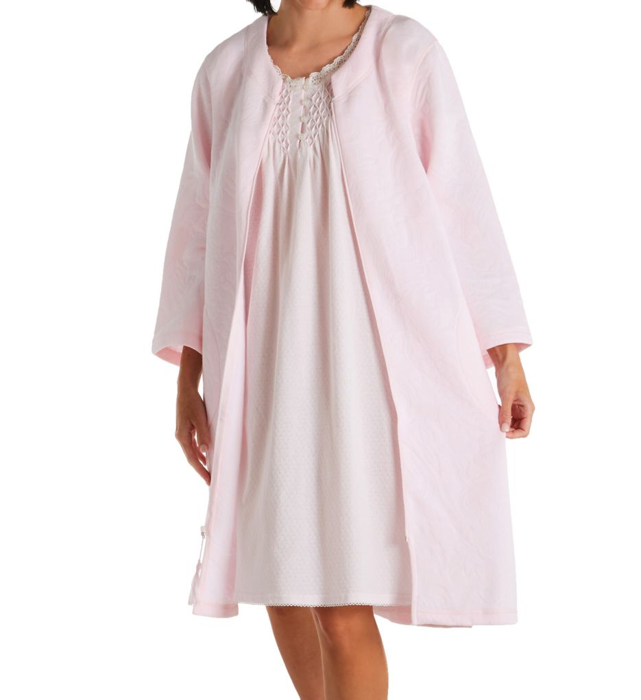 Quilt Knit Short Robe-cs1