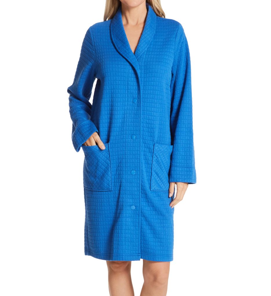 Quilt-in-Knit Short Robe-fs