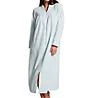 Miss Elaine Brushed Back Terry L/S Zip Front Robe 866003 - Image 1