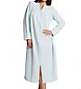 Miss Elaine Brushed Back Terry L/S Zip Front Robe