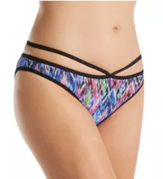 Firefly Ring Bikini Brief Swim Bottom Blue Print XL