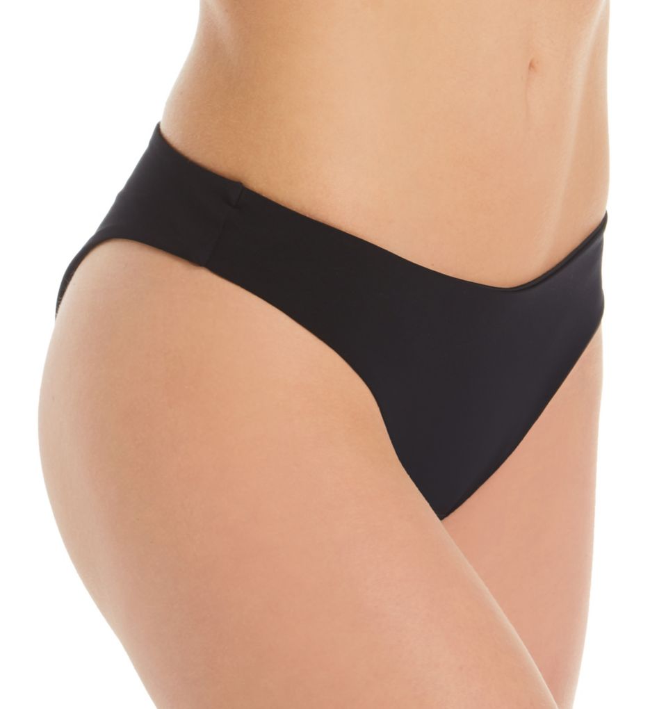 Icon High-Cut Thong - Black